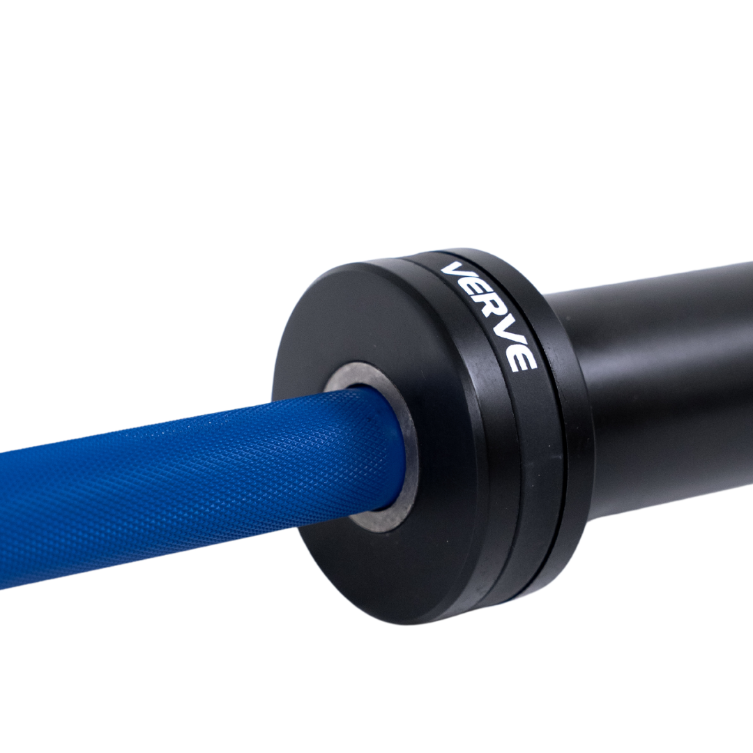Plus Fitness Elite Olympic Barbell - Blue - 20kg | Pre-Order ETA Early June