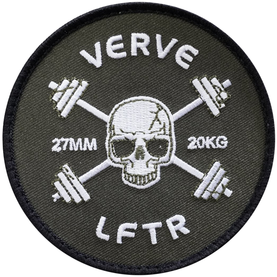 Dead LFTR Velcro Patch - White.