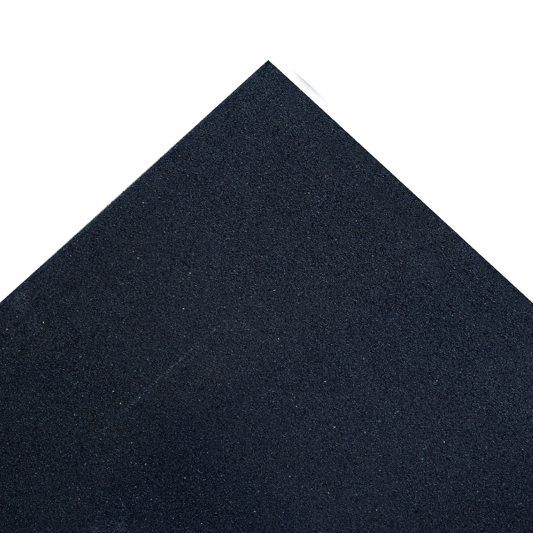 Fire Rated 🔥 Rubber Gym Flooring - Black - 15mm Gym Mats