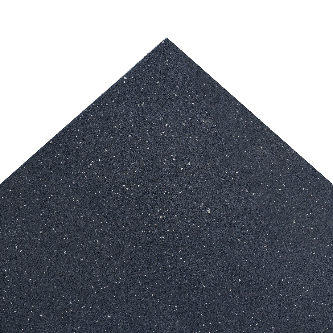 Fire Rated 🔥 Rubber Gym Flooring - Grey Fleck - 15mm Gym Mats