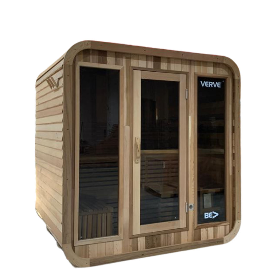 VERVE Clarity Outdoor Steam Sauna - Cedar