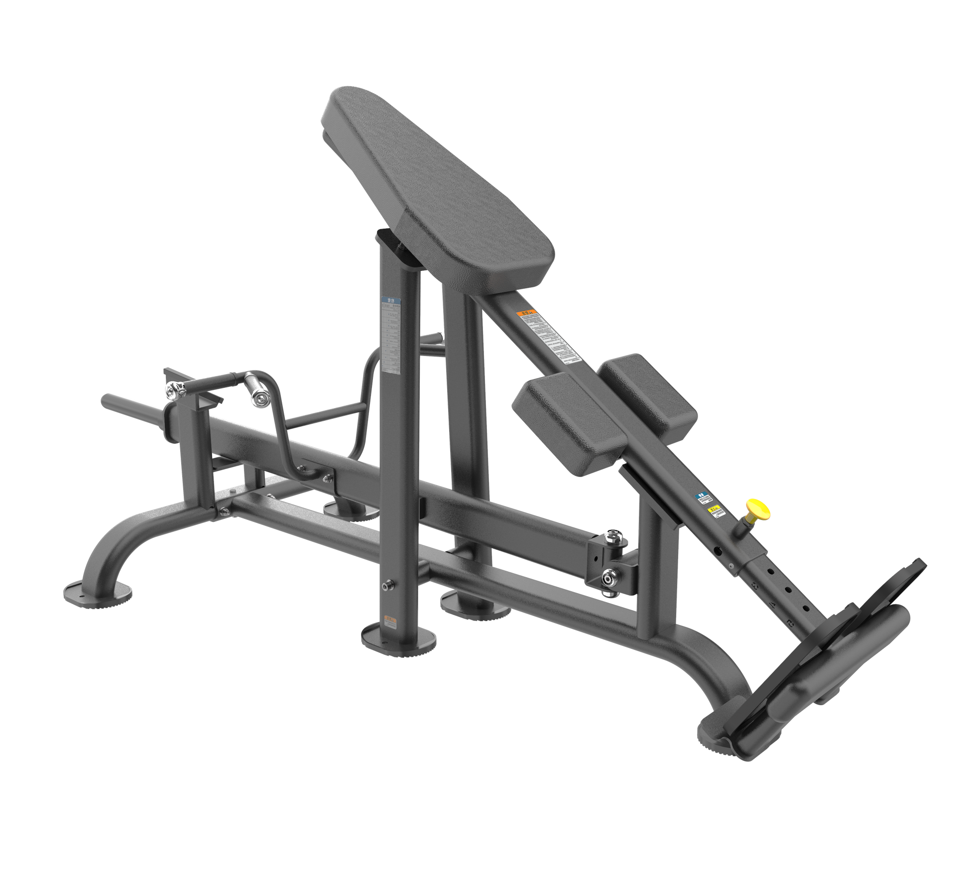 Incline Lever Row - Black | MADE TO ORDER