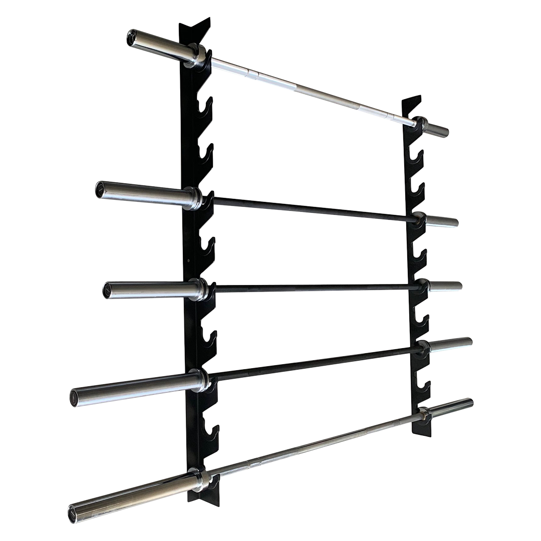VERVE Wall Barbell Holder - 10 Bars Gun Rack Style