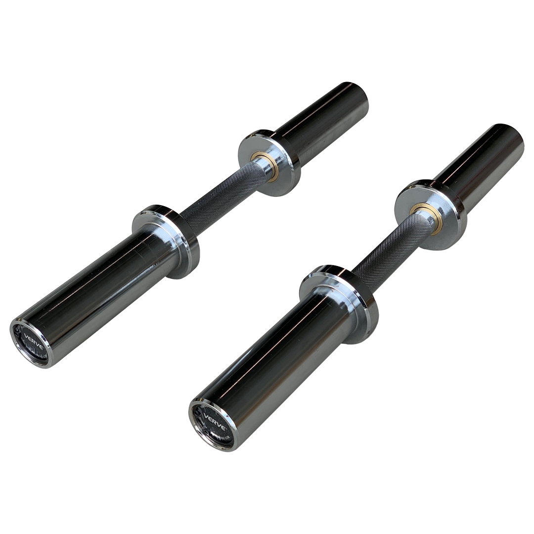 Olympic Dumbbell Handles with Bushings (Pair of 2)