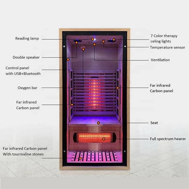 MYSA 2 Person Full Spectrum Infrared Sauna